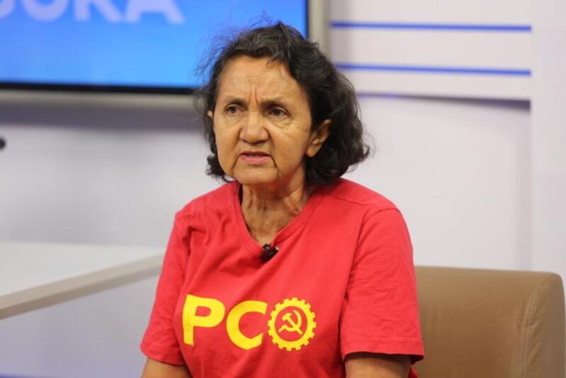 Candidata Lourdes Melo (PCO). (Foto: MN).