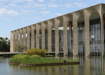 Palácio do Itamaraty na Esplanada dos Ministérios