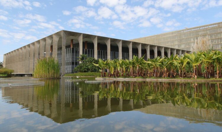 Palácio do Itamaraty na Esplanada dos Ministérios