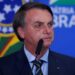 Presidente Jair Bolsonaro chora durante Culto de Ações de Graça, no Palacio do Planalto. | Sérgio Lima/Poder360 17,dez.2019|