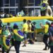 Manifestantes em 8 de janeiro.(Foto:Reprodução/Agência Brasil)