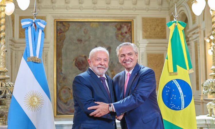 Presidente Lula e Alberto Fernández.(Foto:Reprodução/Governo Federal)