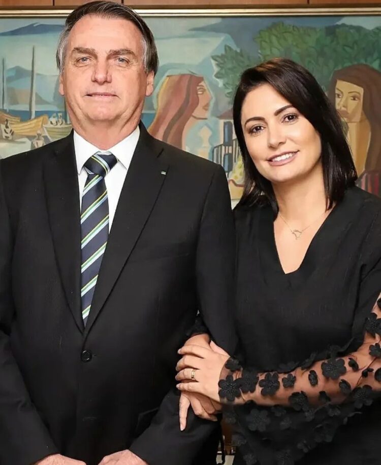 Jair Bolsonaro e Michelle Bolsonaro.(Foto: Reprodução/Instagram)