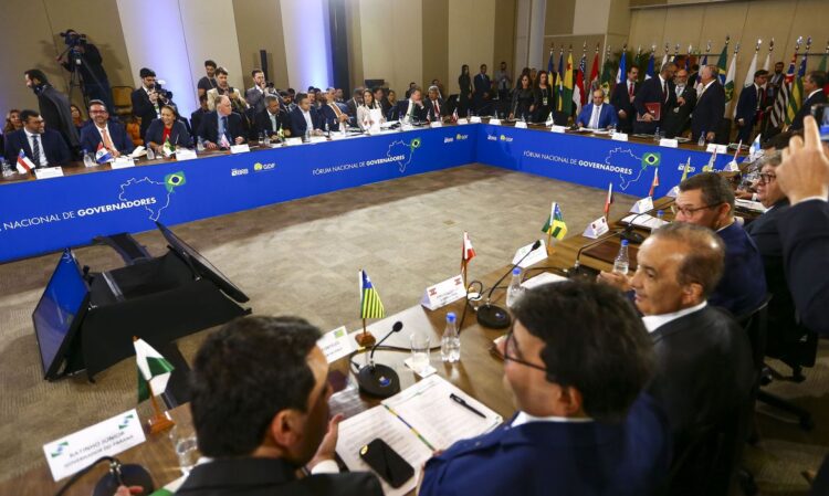 Reunião entre os governadores dos estados do Brasil.(Foto: Reprodução/Agência Brasil)
