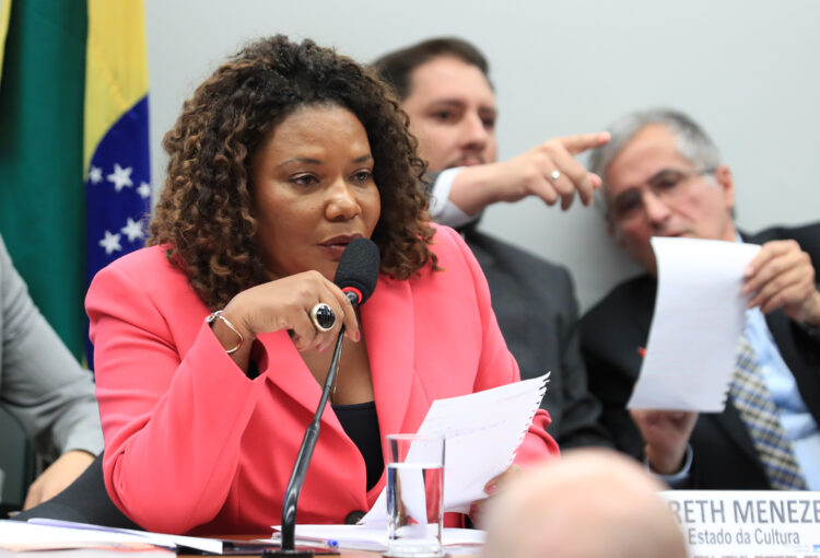 Ministra da Cultura, Margareth Menezes.  (Foto: Reprodução/ Agência Brasil)