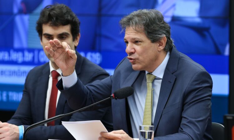 Ministro da Economia, Fernando Haddad, durante audiência pública conjunta das comissões de Desenvolvimento Econômico; Finanças e Tributação; Fiscalização Financeira e Controle fala sobre a política econômica do governo federal.(Foto: Reprodução/ Agência Brasil)