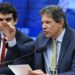 Ministro da Economia, Fernando Haddad, durante audiência pública conjunta das comissões de Desenvolvimento Econômico; Finanças e Tributação; Fiscalização Financeira e Controle fala sobre a política econômica do governo federal.(Foto: Reprodução/ Agência Brasil)