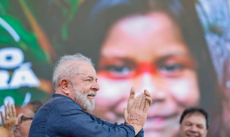 Belém (PA), 17.06.2023 -O presidente Luiz Inácio Lula da Silva anuncia, em Belém, medidas para a organização da Conferência das Nações Unidas sobre Mudanças Climáticas (COP-30) na cidade. O evento será realizado em 2025. Foto: Ricardo Stuckert/PR