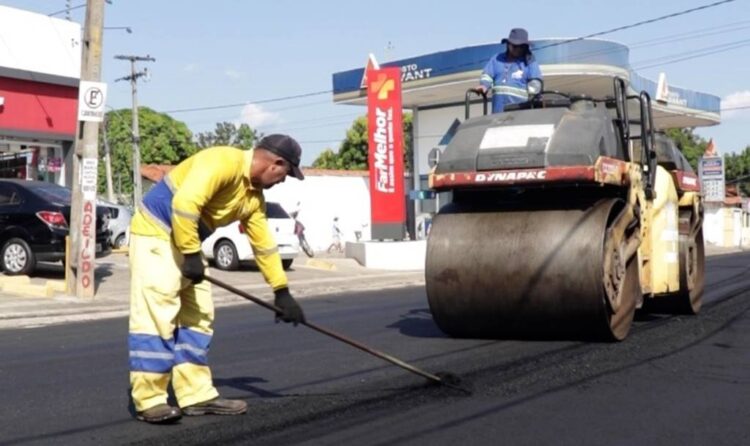 Prefeitura inicia recapeamento asfáltico (Foto: Reprodução)