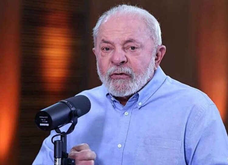 Presidente Lula durante live semanal (Foto: TV Brasil)