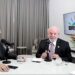 Joanesburgo, África do Sul, 22.08.2023 - Presidente Lula é entrevistado por Marcos Uchoa no programa Conversa com o Presidente, em Joanesburgo, África do Sul.  Imagem: Canal Gov