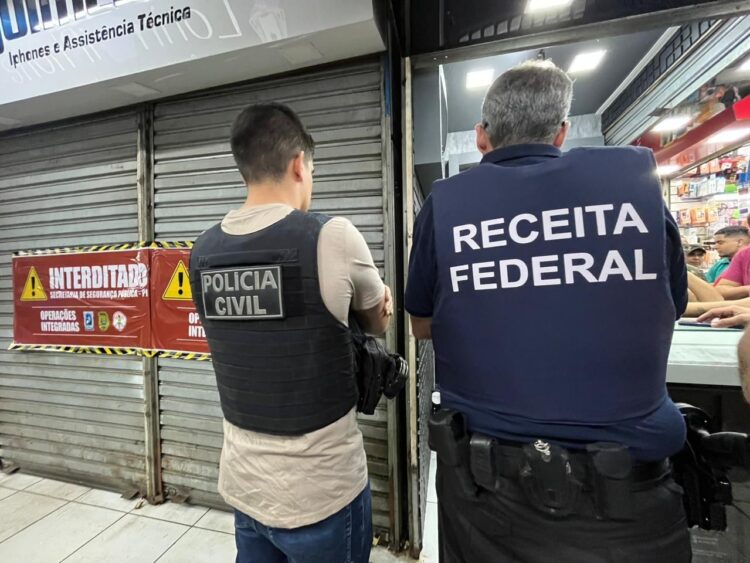 Polícia Civil em conjunto com a Receita Federal