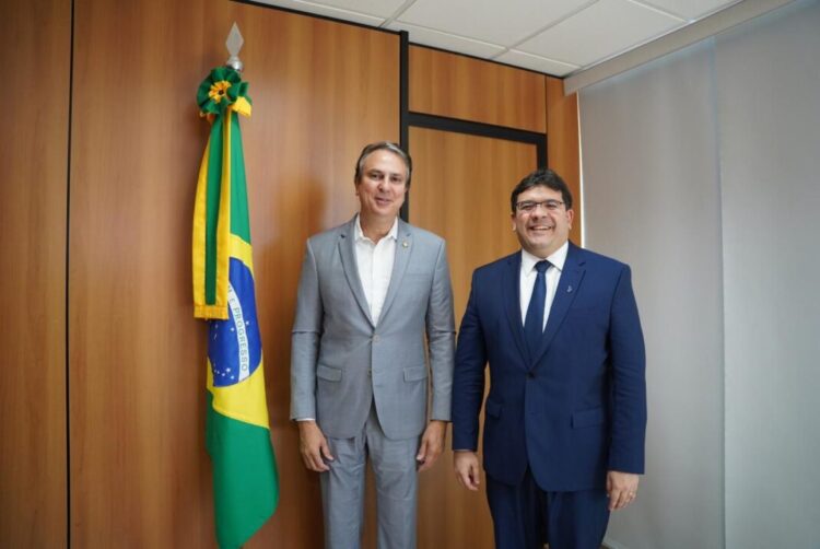 Rafael Fonteles e ministro da educação (Foto: Reprodução)