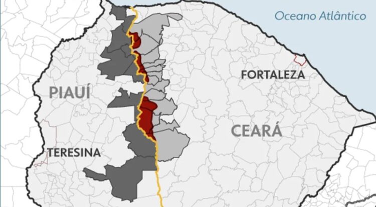 Litígio territorial entre Piauí e Ceará