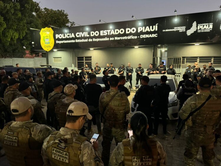 Polícia Civil deflagra "Operação Denarc 63" e cumpre 24 mandados contra tráfico em Teresina (Foto: SSP-PI)