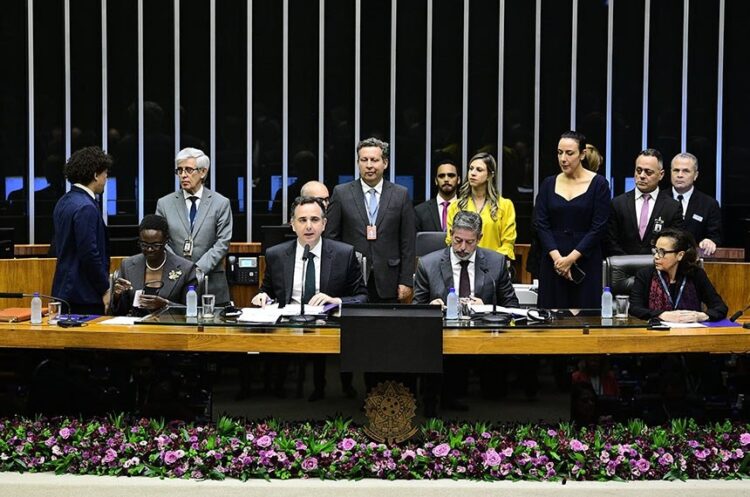 Pacheco defende governança global para enfrentar desigualdades e crise climática (Foto: Pedro França/Agência Senado)